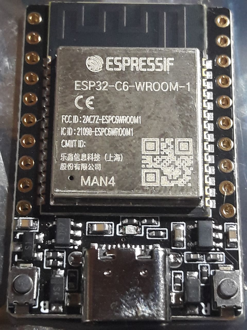 Placa de desarrollo ESP32-C6